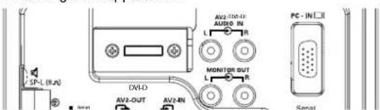 SANYO 42LM5WPTC - 10.Audio-uitvoer voor de monitor - 1