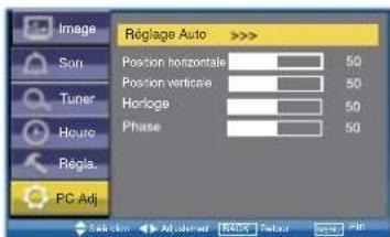 SANYO 52SR1 - Menu PC Adj. - 1