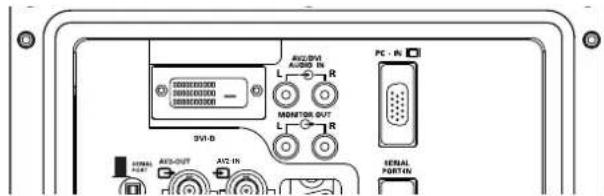 SANYO 52SR1 - Utilisation des prises audio - 1