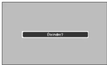 SANYO PLVZ700 - Mise hors tension du projecteur - 3