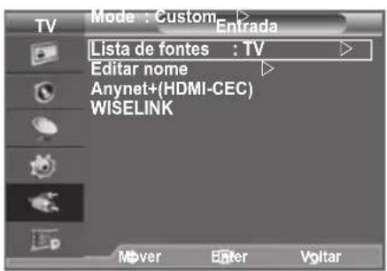 SAMSUNG LE46B550A5WXXN - Seleccionar a fonte - 1