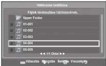 SAMSUNG LE46B550A5WXXN - Háttérzene beállítása: - 3