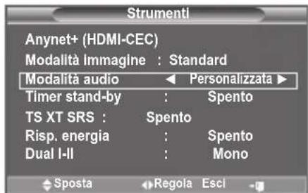 SAMSUNG LE46B550A5WXXN - Impostazioni rapide - 2