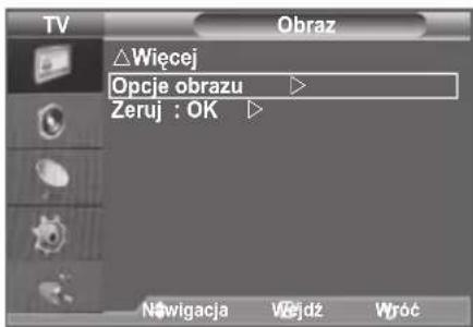SAMSUNG LE46B550A5WXXN - Konfiguracja opcji obrazu - 1