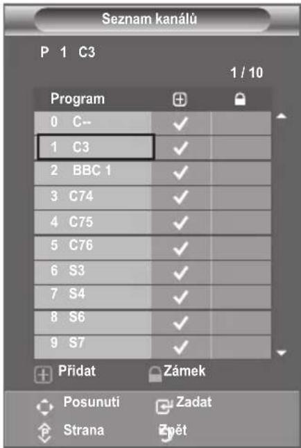 SAMSUNG LE46B550A5WXXN - Pomocí Správce kanálů můžete snadno uzamykat nebo přidávat kanály. - 3