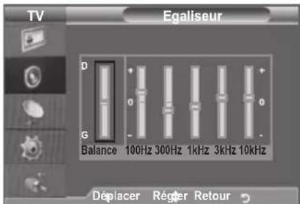 SAMSUNG LE46B550A5WXXN - ♦ Egaliseur: Balance/100Hz/300Hz/1kHz/3kHz/10kHz - 2