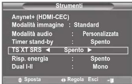 SAMSUNG LE46B550A5WXXN - Impostazioni rapide - 1
