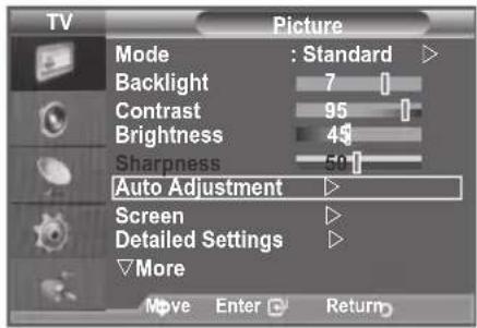 SAMSUNG LE46B550A5WXXN - Setting up the TV with your PC - 1