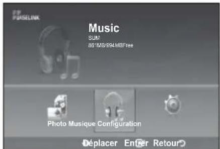 SAMSUNG LE46B550A5WXXN - Utilisation de la liste MP3 - 1