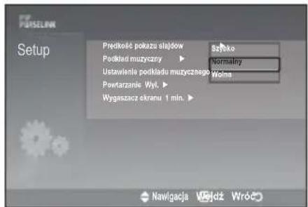 SAMSUNG LE46B550A5WXXN - Prędkość pokazu slajdów: - 1