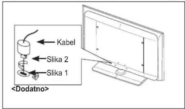SAMSUNG LE46B550A5WXXN - Uporaba ključavnice Kensington proti kraji (odvisno od modela) - 1