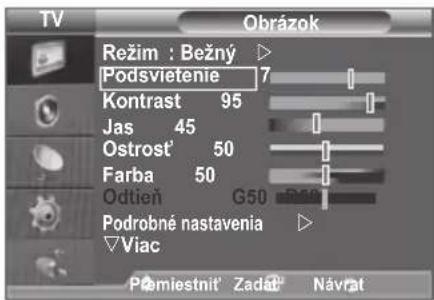 SAMSUNG LE46B550A5WXXN - Nastavenie vlastného obrazu - 1