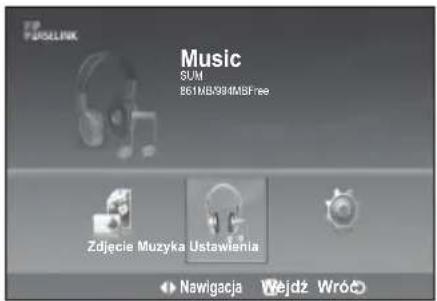 SAMSUNG LE46B550A5WXXN - Korzystanie z listy MP3 - 1
