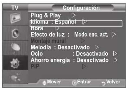 SAMSUNG LE46B550A5WXXN - Elección del idioma - 1