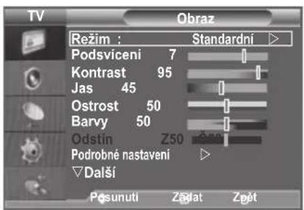 SAMSUNG LE46B550A5WXXN - Zobrazení nabídek - 1