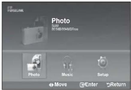 SAMSUNG LE46B550A5WXXN - Uporaba seznama PHOTO (JPEG) - 1