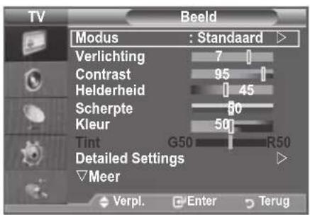SAMSUNG LE46B550A5WXXN - De beeldstandaard wijzigen - 1