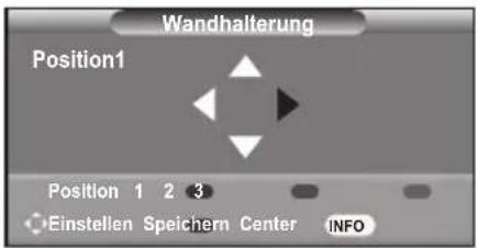 SAMSUNG LE46B550A5WXXN - Einstellen einer gespeicherten Position - 1