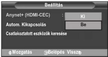 SAMSUNG LE46B550A5WXXN - Az Anynet+ funkció használata - 3
