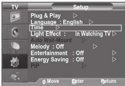 SAMSUNG LE46B550A5WXXN - Switching the Television On and Off Automatically - 1