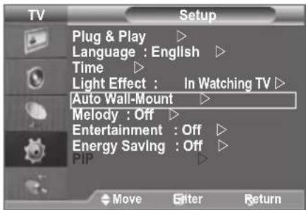 SAMSUNG LE46B550A5WXXN - Entering the menu - 1