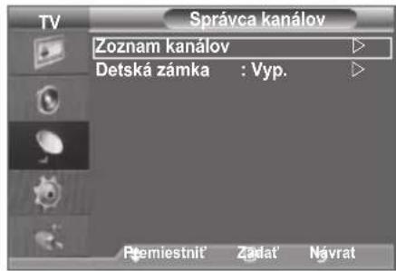 SAMSUNG LE46B550A5WXXN - Pridávanie/uzamknutie kanálov - 1