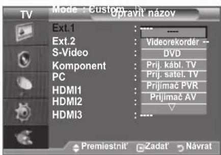 SAMSUNG LE46B550A5WXXN - Výber zdroja - 2