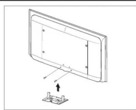 SAMSUNG LE46B550A5WXXN - De muurbevestiging installeren - 1