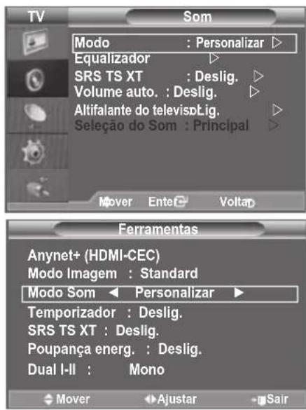 SAMSUNG LE46B550A5WXXN - Funções de som - 1