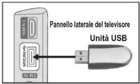 SAMSUNG LE46B550A5WXXN - Utilizzo della funzione WISELINK - 1