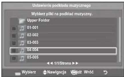 SAMSUNG LE46B550A5WXXN - Ustawienie podkładu muzycznego: - 1