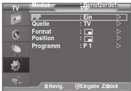 SAMSUNG LE46B550A5WXXN - Bild-in-Bild-Funktion (PIP) verwenden - 2