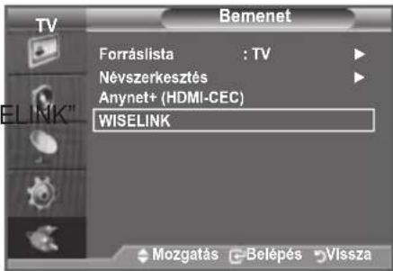 SAMSUNG LE46B550A5WXXN - A WISELINK menü használata - 1