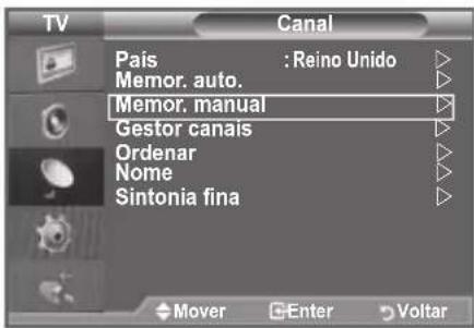 SAMSUNG LE46B550A5WXXN - > Modo Canal - 1