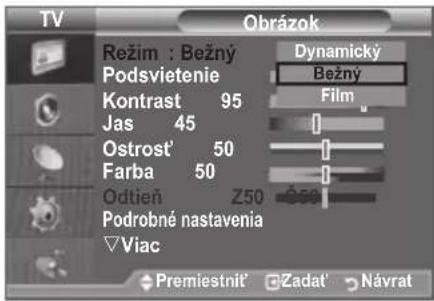 SAMSUNG LE46B550A5WXXN - Zmena obrazovej normy - 2