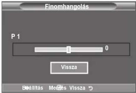 SAMSUNG LE46B550A5WXXN - Csatornák finomhangolása - 2