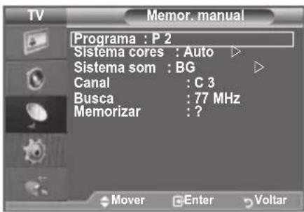 SAMSUNG LE46B550A5WXXN - > Modo Canal - 2