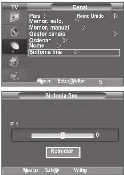 SAMSUNG LE46B550A5WXXN - Sintonização fina da recepção de canais - 1