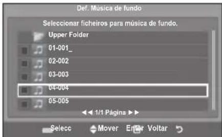 SAMSUNG LE46B550A5WXXN - Def. Música de fundo: - 1