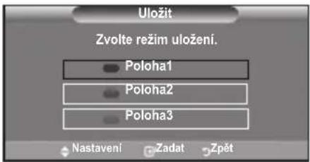 SAMSUNG LE46B550A5WXXN - Zapamatování polohy - 3