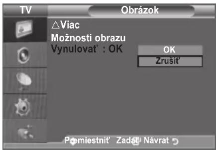 SAMSUNG LE46B550A5WXXN - Môžete vrátit' spät' pôvodné nastavenia z výroby. - 1