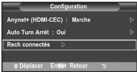 SAMSUNG LE46B550A5WXXN - Recherche d'appareils Anynet+ et basculement entre des appareils - 2