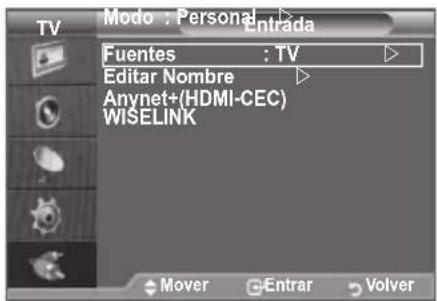 SAMSUNG LE46B550A5WXXN - Selección de la fuente - 1
