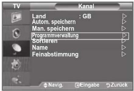 SAMSUNG LE46B550A5WXXN - Sender hinzufügen/sperren - 1