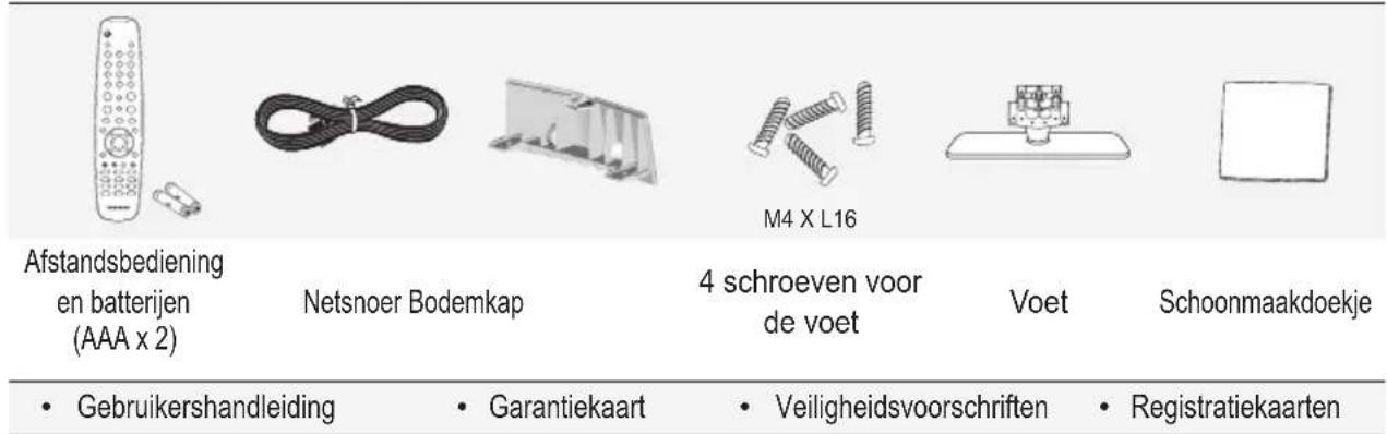 SAMSUNG LE46B550A5WXXN - Lijst met onderdelen - 1
