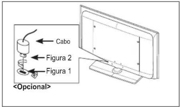 SAMSUNG LE46B550A5WXXN - Utilizar o cadeado Kensington anti-roubo (consoante o modelo) - 1