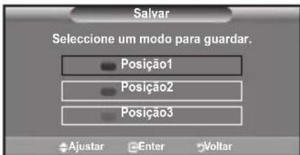 SAMSUNG LE46B550A5WXXN - Memorizar a Posição - 3