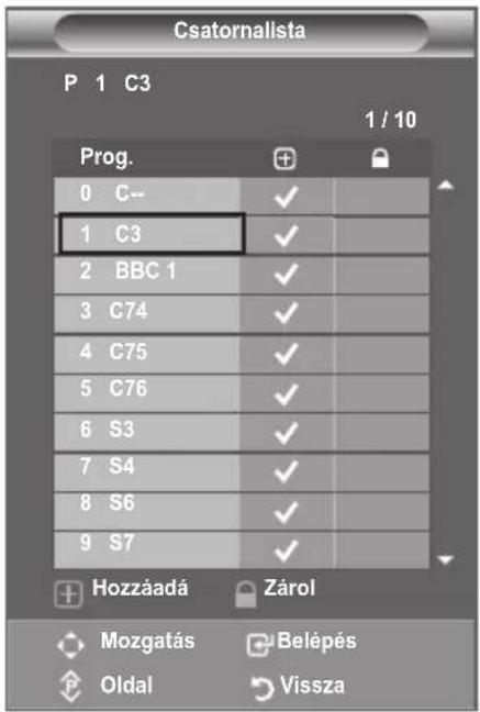 SAMSUNG LE46B550A5WXXN - ♦ Csatornák zárolása - 1