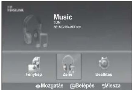 SAMSUNG LE46B550A5WXXN - Az MP3 lista használata - 1