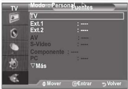 SAMSUNG LE46B550A5WXXN - Selección de la fuente - 2